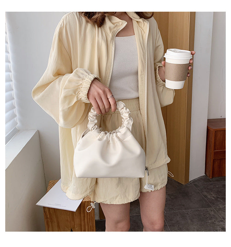 Crossbody bag ladies portable cloud bag