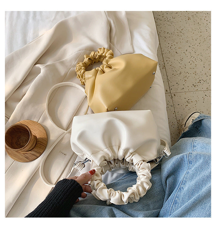 Crossbody bag ladies portable cloud bag