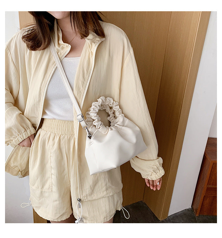 Crossbody bag ladies portable cloud bag