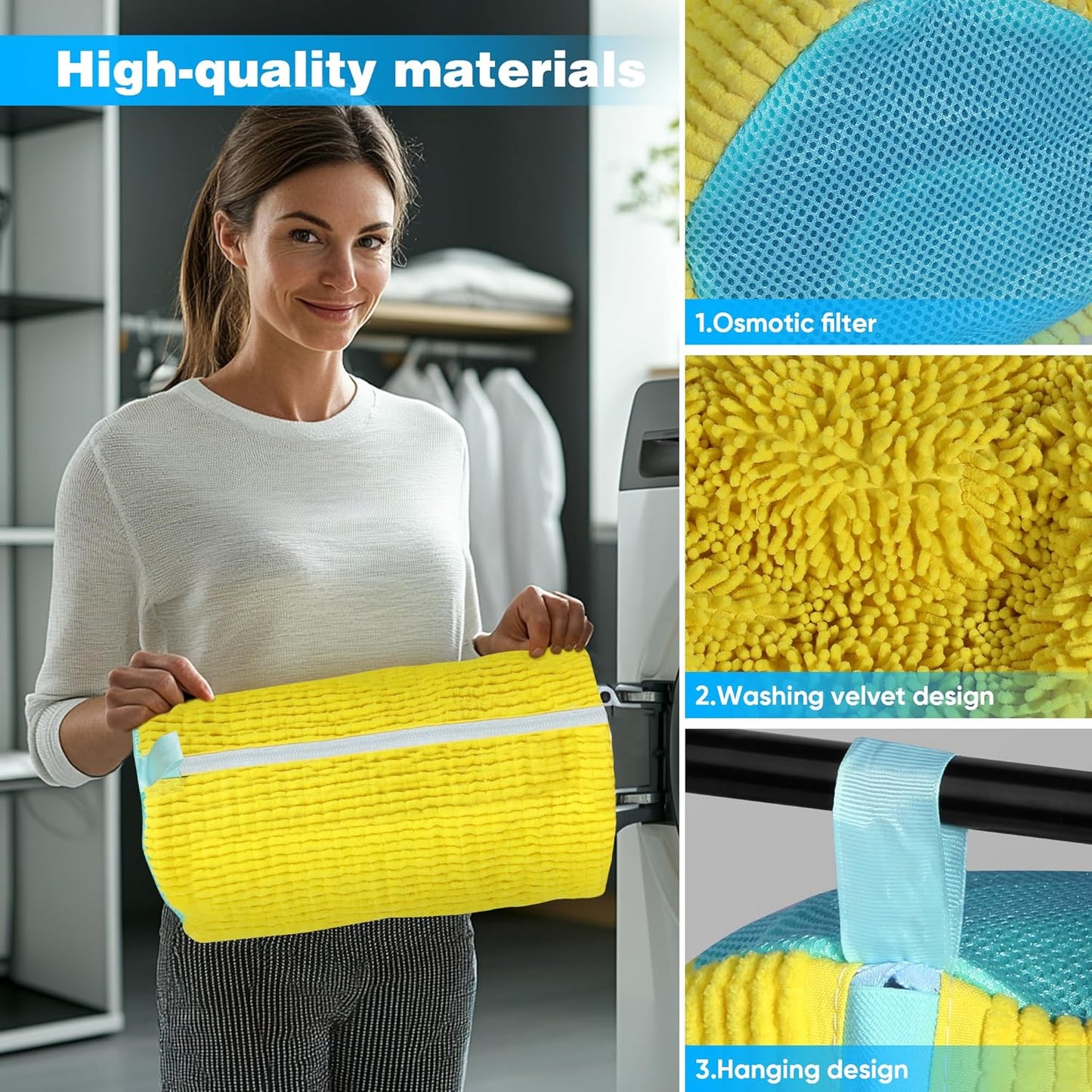 Reusable Shoes Washing Machine bag - Remove Dirt