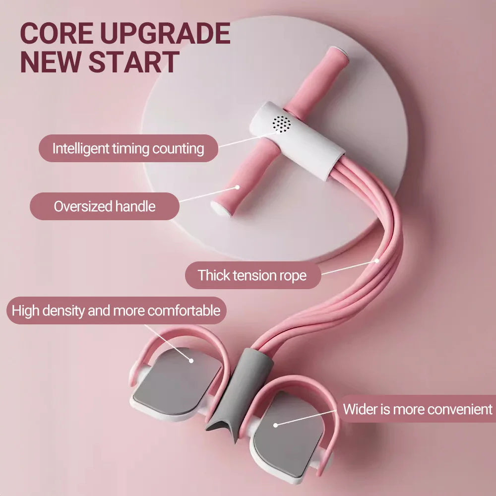 Woman Yoga Pedal Puller Portable Resistance Band - Exercise At Home Tension Rope Multifunctional Exercise Equipment